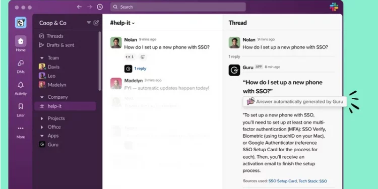 Introducing Guru’s AI Search Capabilities in Slack